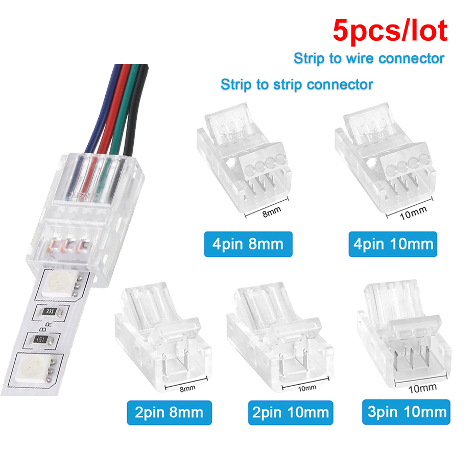 Rgb Led Matrix 8X8 - 5 Stuks LED Strip Licht Connector