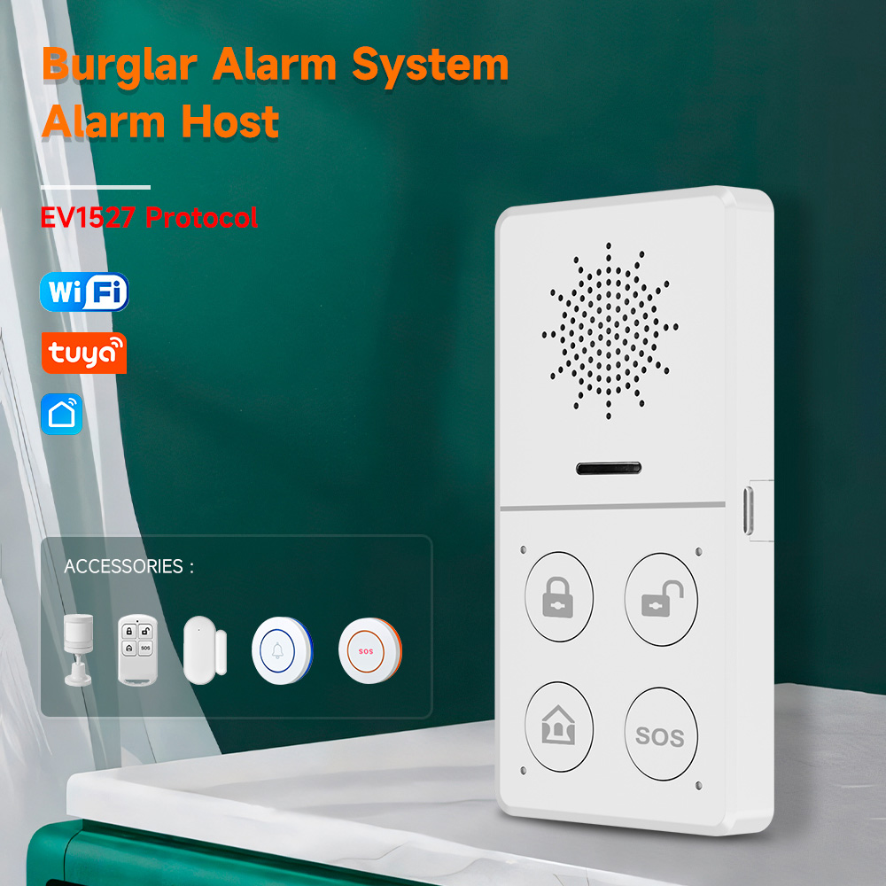 Smart Home Automation Diy - Tuya Wifi Smart Alarmsysteem 433M Inbraakalarm
