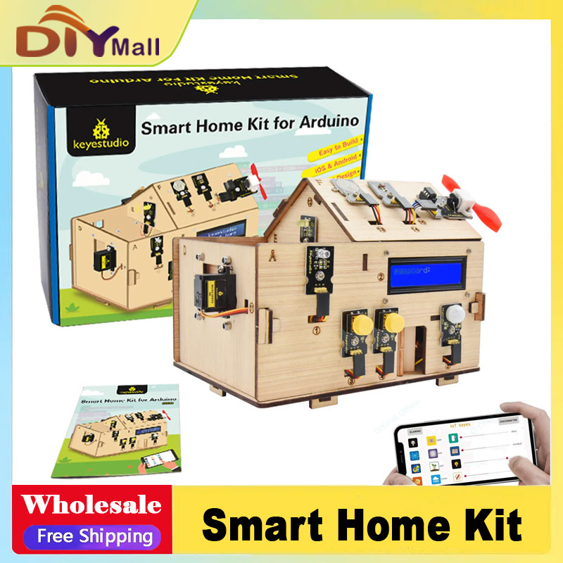 Smart Home Automation Diy - Keyestudio Smart IoT Home Kit met