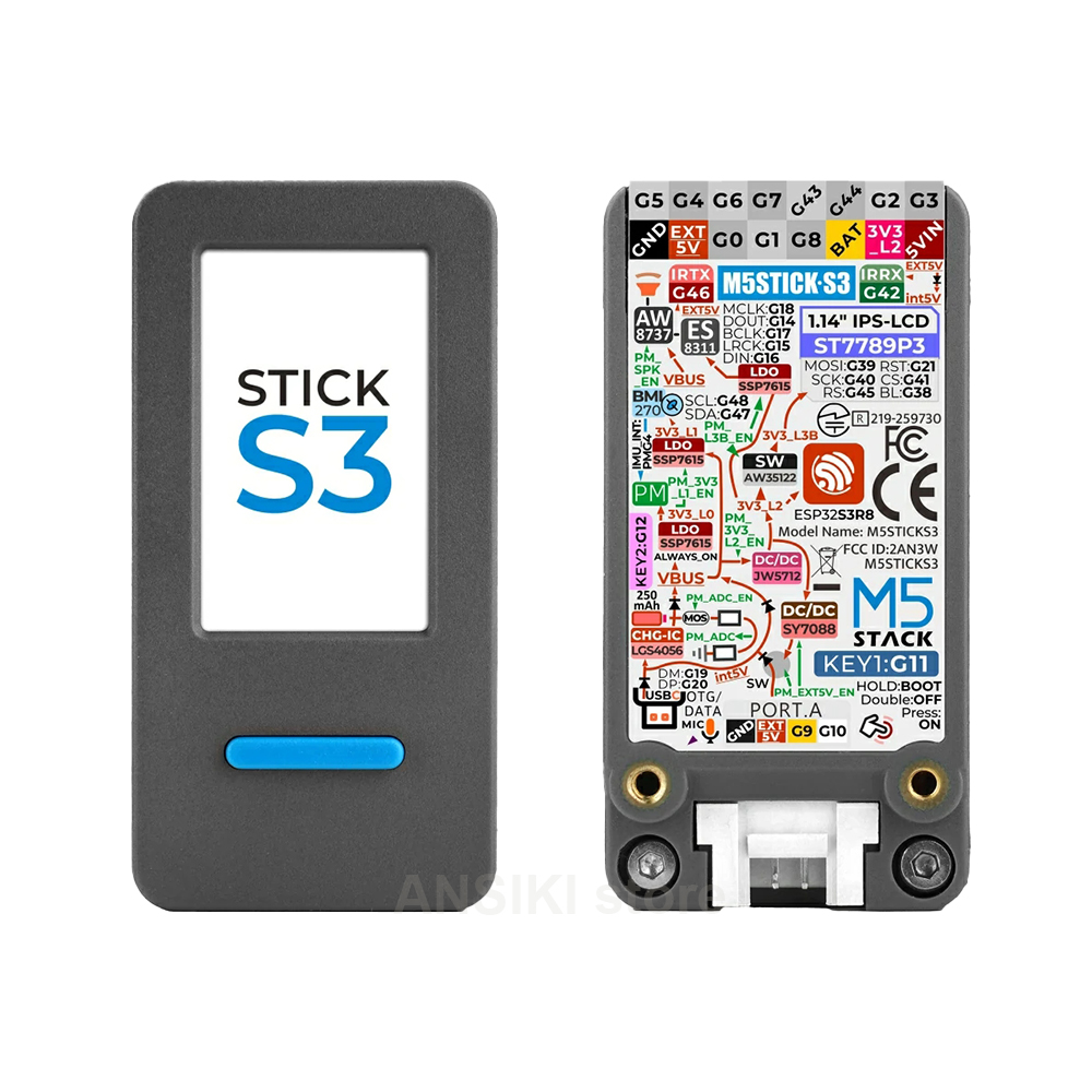 Smart Home Automation Diy - M5Stack M5StickS3 ESP32-S3 IoT-ontwikkelkit Draagbaar met