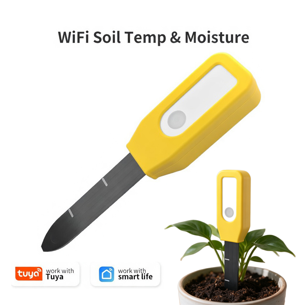 Home Automation Ideas - YFK Tuya WiFi Bodemtemperatuur- en vochtigheidssensor