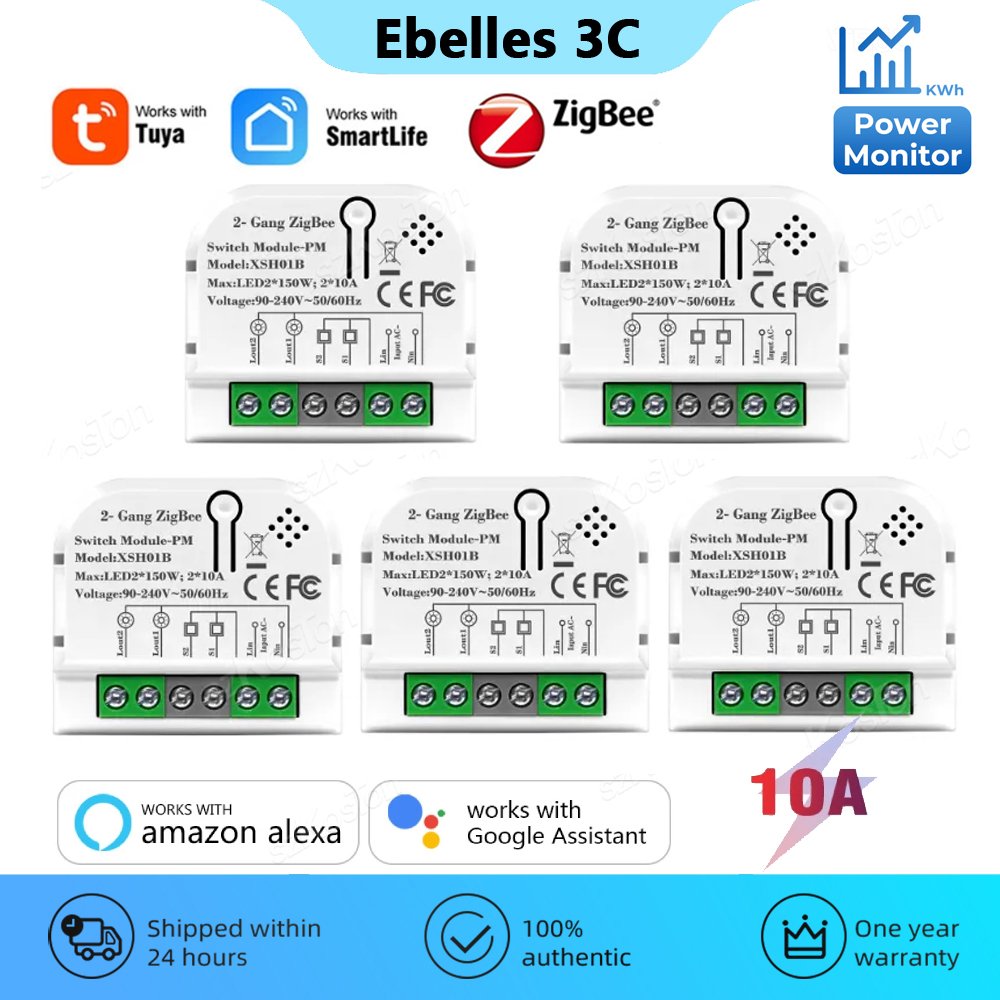Home Automation Ideas - 1/2 Kanalen 10a Tuya Zigbee Smart