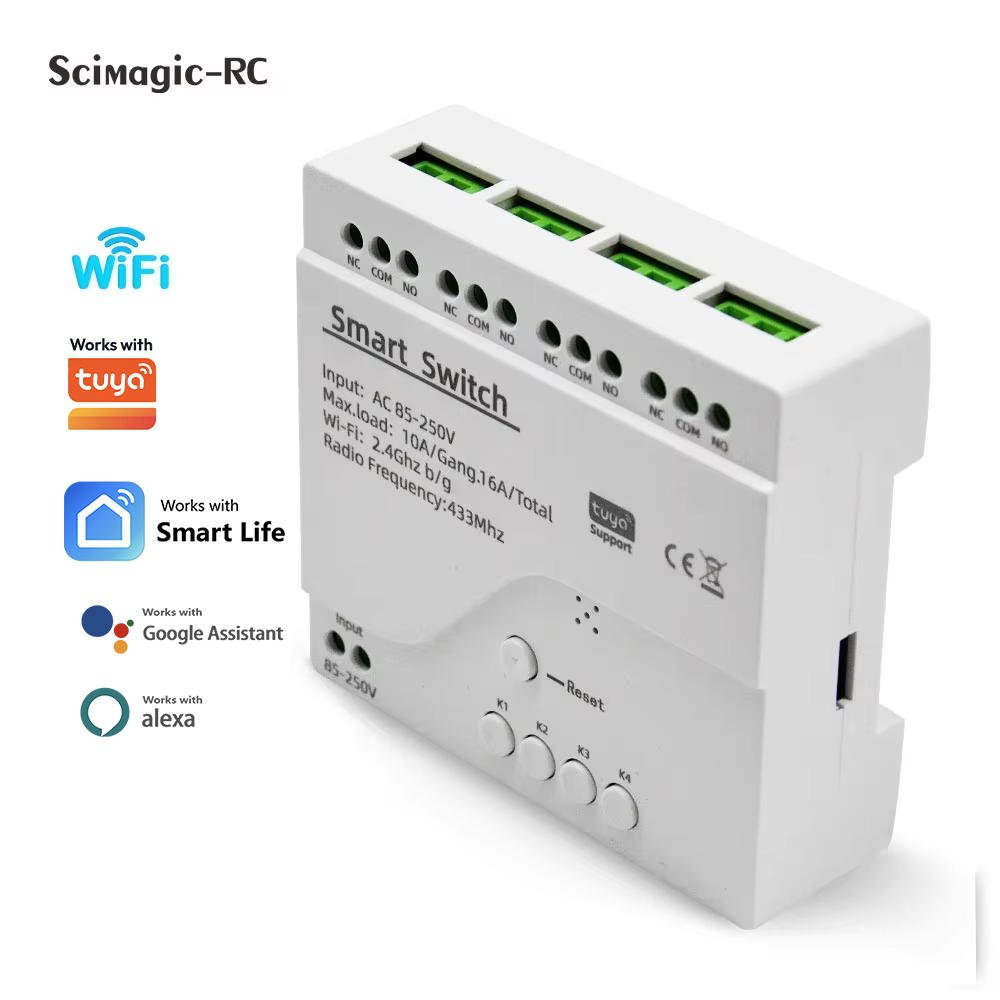 Home Automation Ideas - Slimme schakelaar 4-kanaals relaismodule huisautomatisering DC
