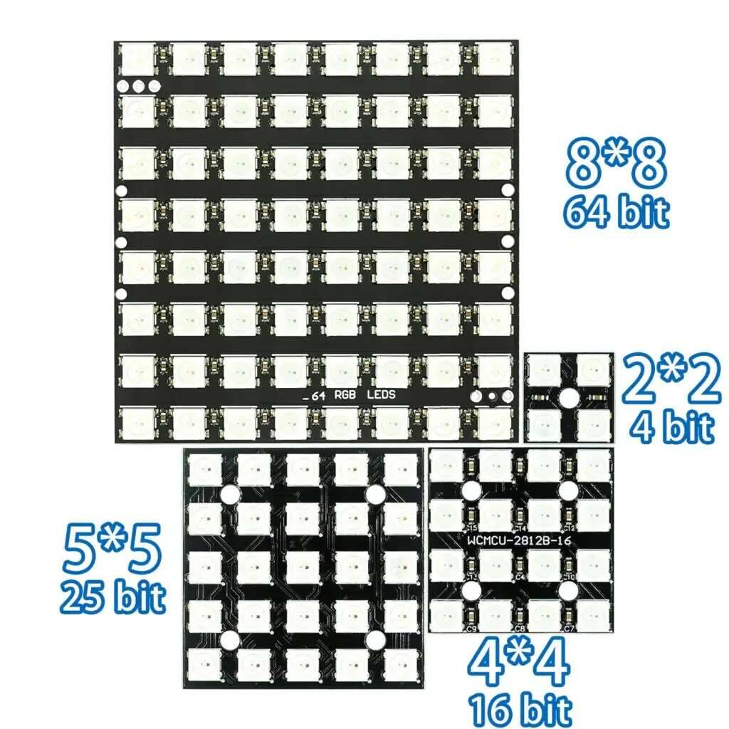 WS2812 5050 RGB 8X8 4 16 25 64 - Rgb Led Matrix 8X8 recensie en prijs